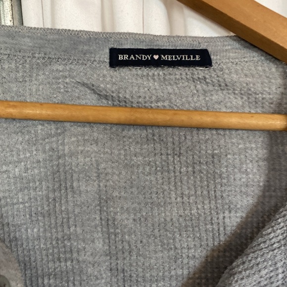 Grey brandy Melville top - Picture 2 of 4